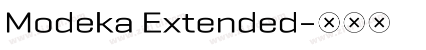 Modeka Extended字体转换